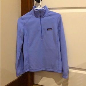 Patagonia light fleece half zip up